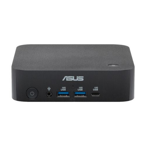 ASUS PN54-S1-S50097ML, sort mini-PC set forfra med USB- og lydtilslutninger