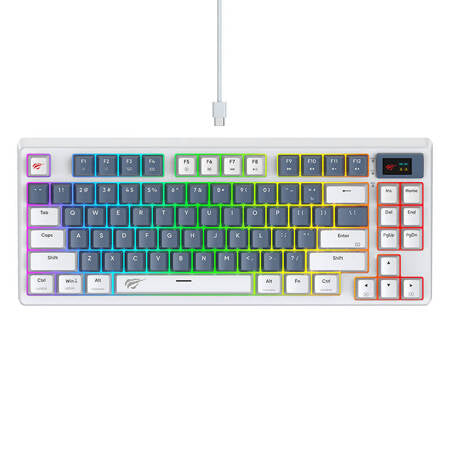 Mekaniskt Speltangentbord Havit KB884L Vit