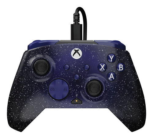 Turtle Beach Rematch Advanced Dark Cosmos – Xbox/PC – Front med kabel