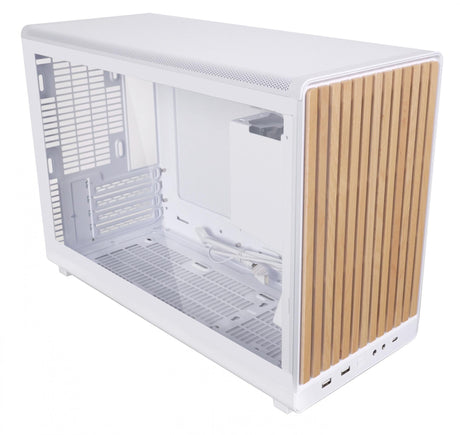 Lian Li A3- mATX-Wood edition, White, Birch, glass panel Lian Li