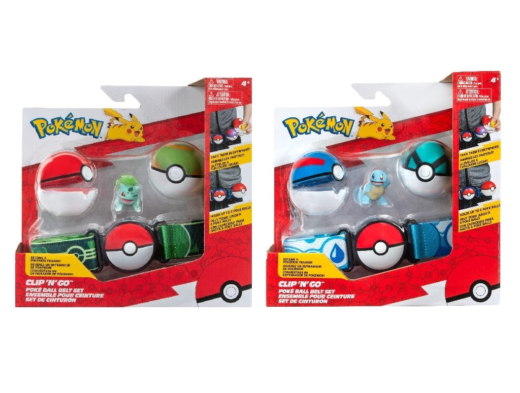 Pokémon - Clip N Go - Bältessats - Ass. (95283-13)