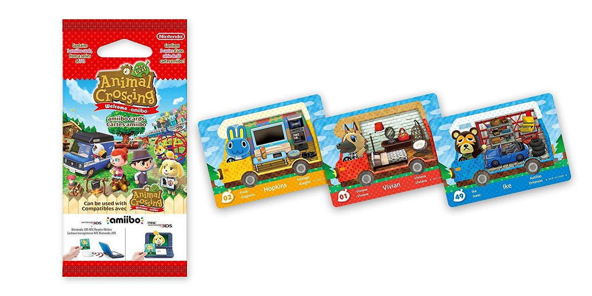 Animal Crossing New Leaf: Welcome amiibo! - Amiibo Cards (3pcs) Nacon