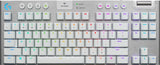Logitech - G915 TKL Tenkeyless LIGHTSPEED Gaming Tangentbord - VIT -TAKTIL SWITCH (Nordisk)