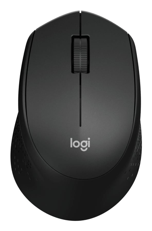 Logitech - M330 Mouse USB Optical Black Wireless
