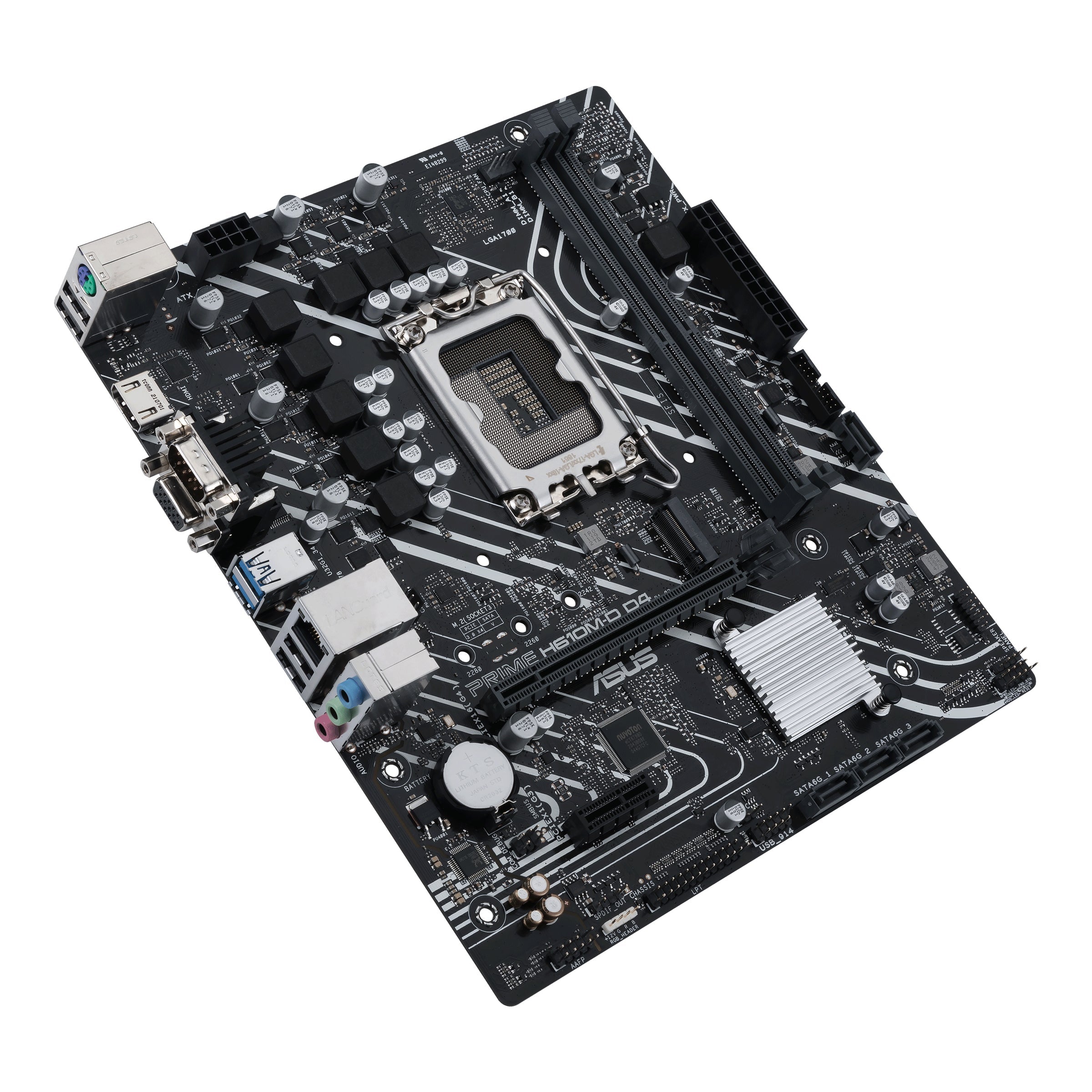 ASUS PRIME H610M-D D4 (mATX, H610, LGA 1700, DDR4)