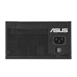 ASUS TUF Gaming 750W Gold EVO – bagside med strømstik og tænd/sluk-kontakt