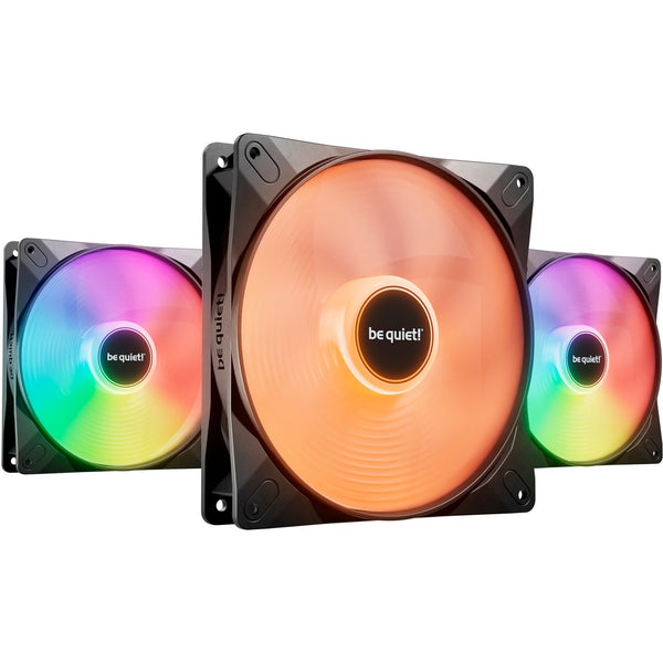Be Quiet! Light Wings LX 140mm PWM Trippelpaket, chassifläkt (svart, 3-pack)