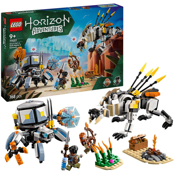 LEGO 77037 Horizon Adventures Aloy och Varl mot Pansarvandrare och Sawtooth