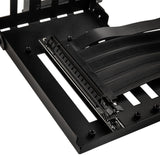 O11DXL-1X-4 stigkort + PCI-kortplatsskydd - PCIe 4.0 - Svart