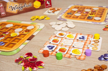 Pegasus Waffelzeit Brætspil Tysk – Brætspil lagt på bord