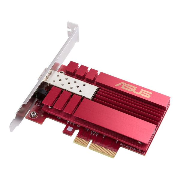 LAN ASUS XG-C100F 10G PCIe nätverksadapter SFP+ port för optisk fiberöverföring och DAC-kabel