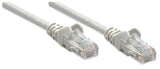 INTELLINET Patchkabel RJ45 U/UTP Cat6 3.00m Hebelschutz grau Intellinet