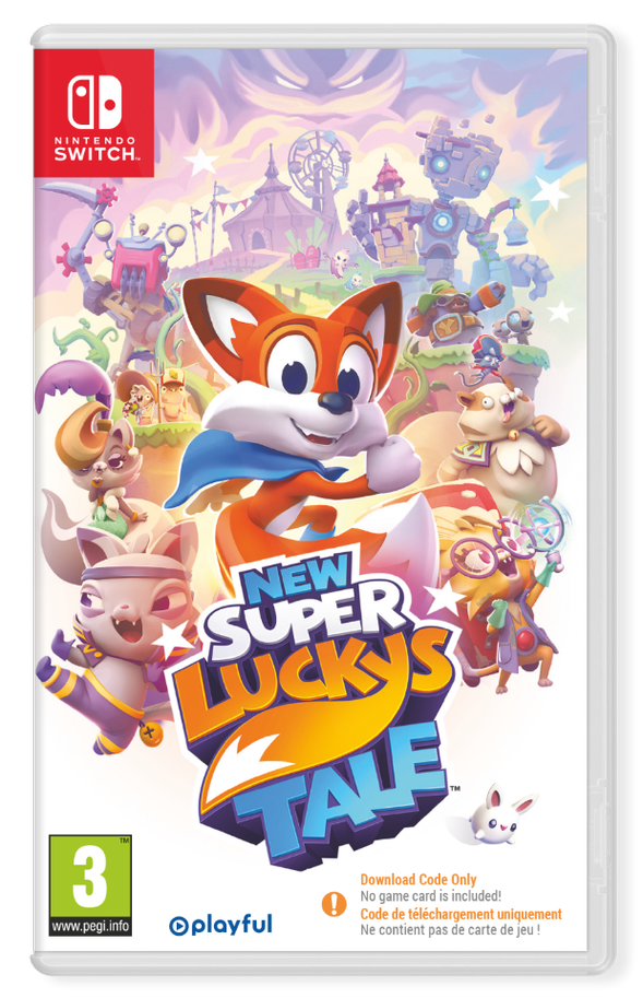 New Super Lucky's Tale Switch Code in a Box – Æske med downloadkode