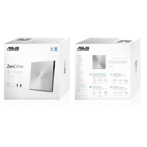 ASUS ZenDrive U9M SDRW-08U9M-U DVD-brænder Ekstern ASUSTeK COMPUTER