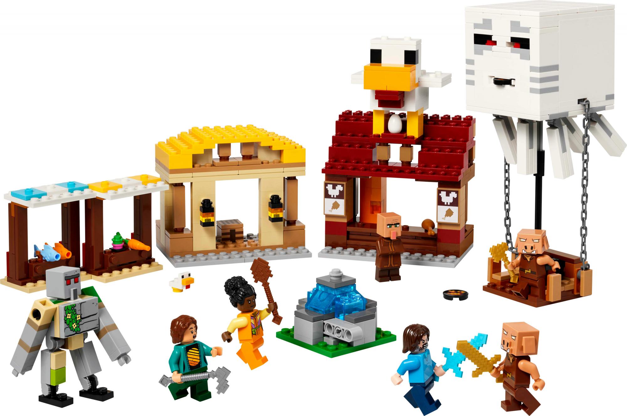 LEGO - Minecraft - The Ghast Balloon Village Attack (21273) LEGO