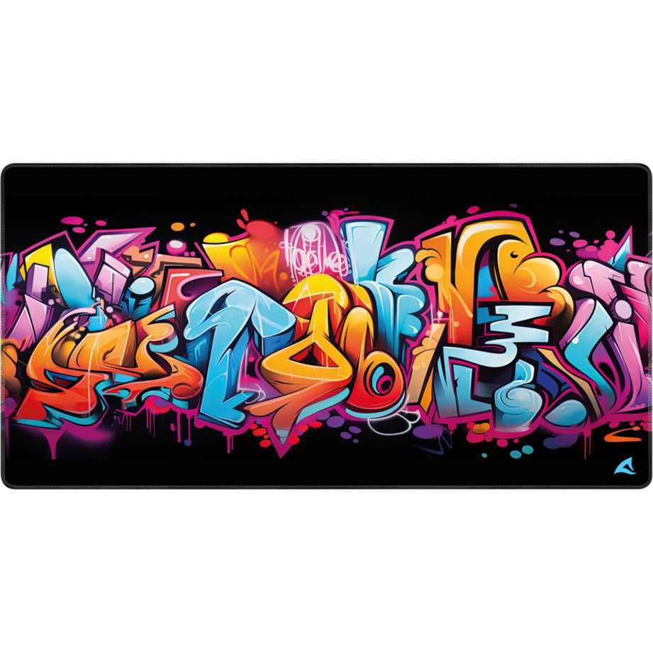 Sharkoon SKILLER SGP40 D13 musemåtte med farverigt graffitimotiv