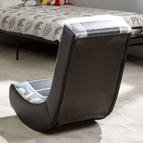 XRocker - Geo Camo Kids Gaming Chair - Grey X-Rocker