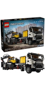 LEGO Technic 42175 Volvo FMX og EC230 – modeller og emballage