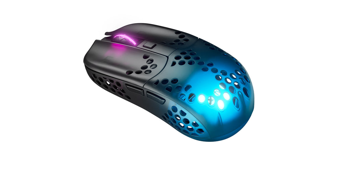 Xtrfy MZ1 Wireless RGB Rail Gaming Mus, Svart Transparent