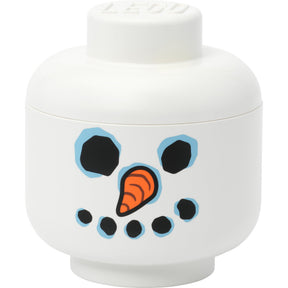 Room Copenhagen LEGO Storage Head "Snowman", small (white) Room Copenhagen