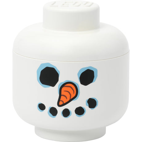 Room Copenhagen LEGO Storage Head "Snowman", small (white) Room Copenhagen