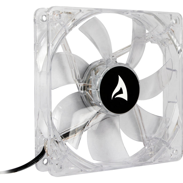 Sharkoon Case Fan Blue LED BULK (transparent, 3-pin/5.25" connector, 120 mm) Sharkoon