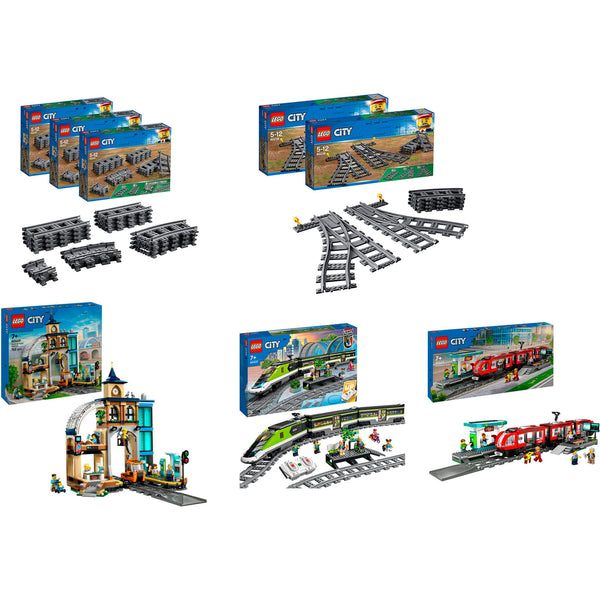 LEGO® City - Togstation Komplet Sæt Bundle