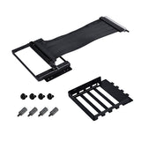 Lian Li O11D-1X Riser Card-kabel + PCI-kortplatsfäste - Svart