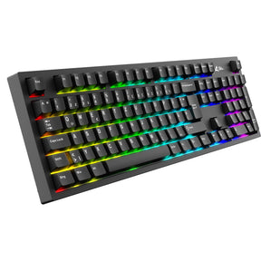 Sort Sharkoon OfficePal KB70W Silent tastatur med tysk layout