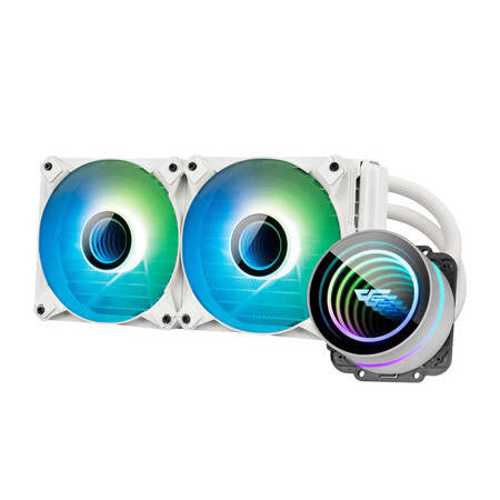 PC Vattenkylning Darkflash DX240 V2.6 ARGB 2x 120x120 (vit)