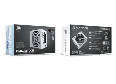 COUGAR POLAR X2 1050W ATX3.1/80 Plus Platinum, modulær strømforsyning – produktdetalje