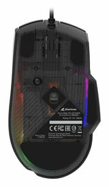 Sharkoon SKILLER SGM35 Black 6400 DPI ATG4090 RGB 1000Hz 80g PBT 6-Button Gaming Mouse Sharkoon