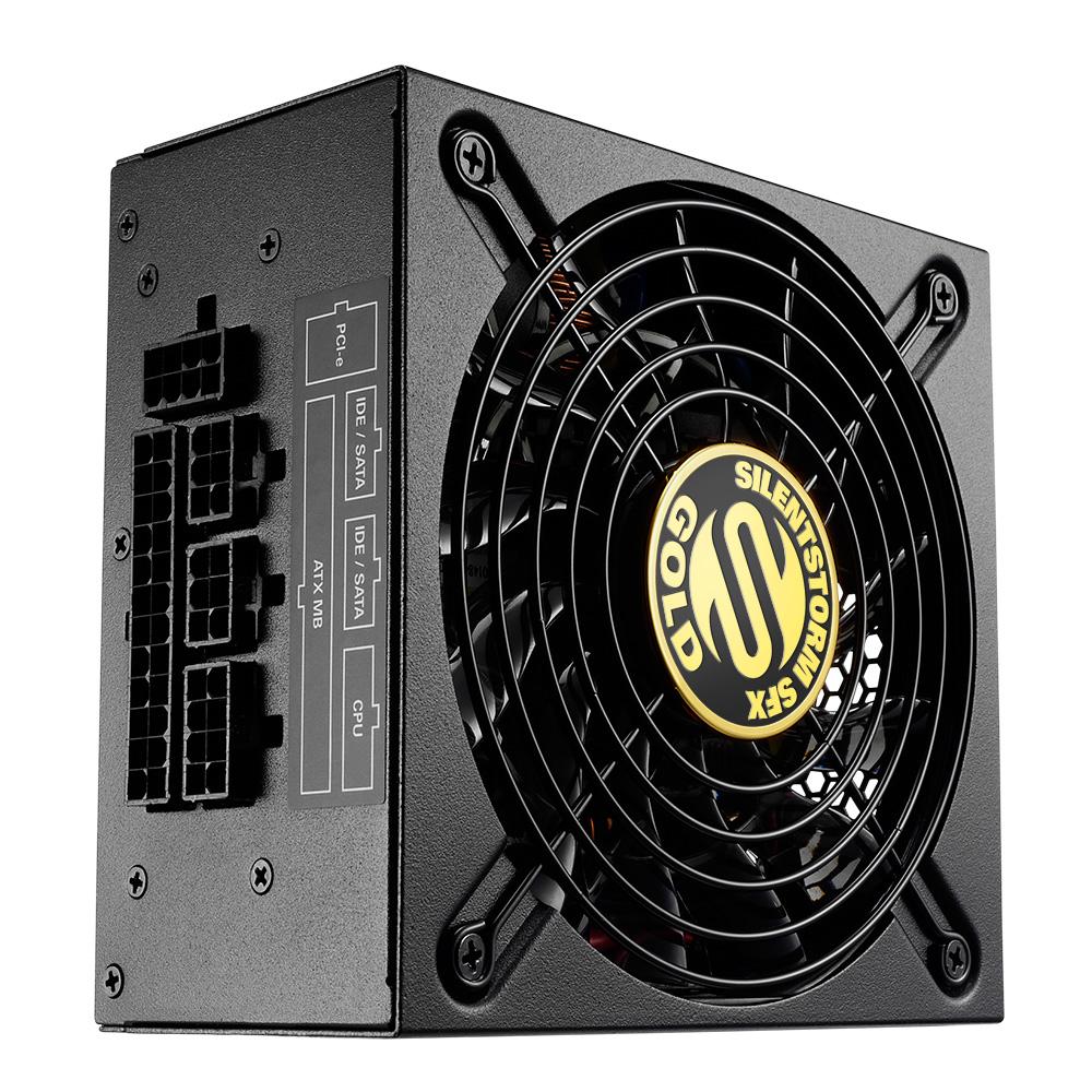 Sort Sharkoon SilentStorm SFX Gold 500W modulær strømforsyning