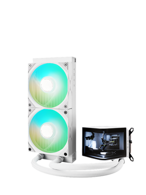 TRYX PANORAMA 240mm AIO Liquid Cooler ARGB Hvid TRYX