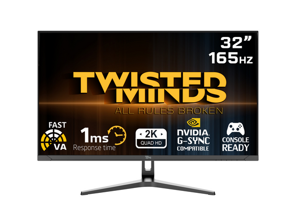 TWISTED MINDS FLAT GAMING-SKÄRM 32" QHD – 165 Hz
