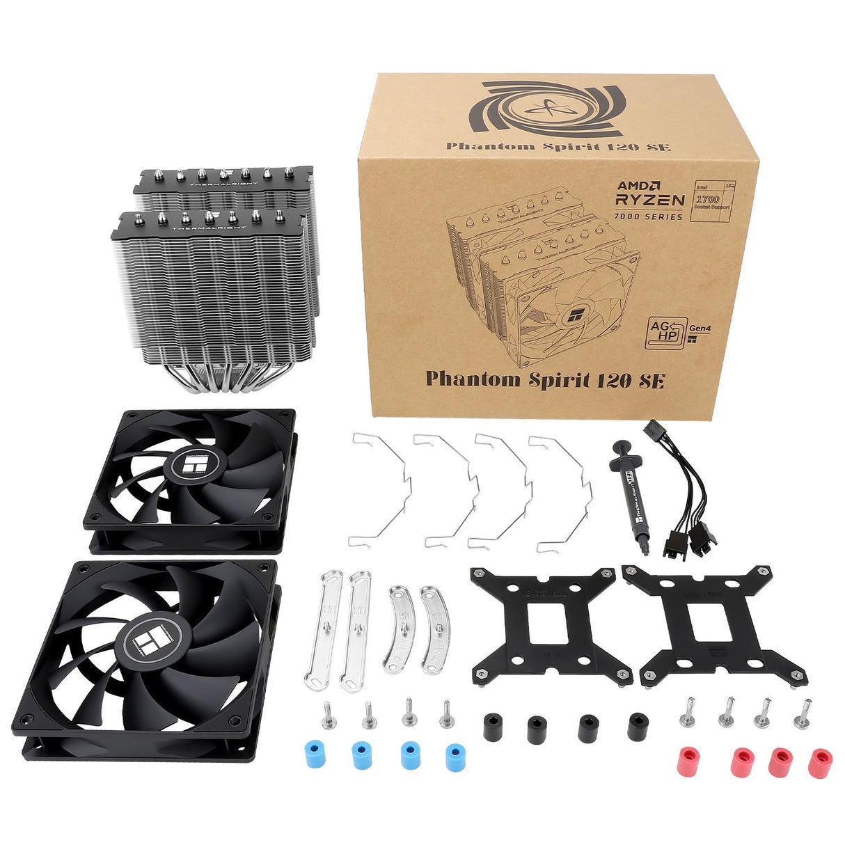 Thermalright Phantom Spirit 120 SE  -  CPU cooler, dual tower Shenzhen Deli Ming Technology Co. LTD (Thermalright)