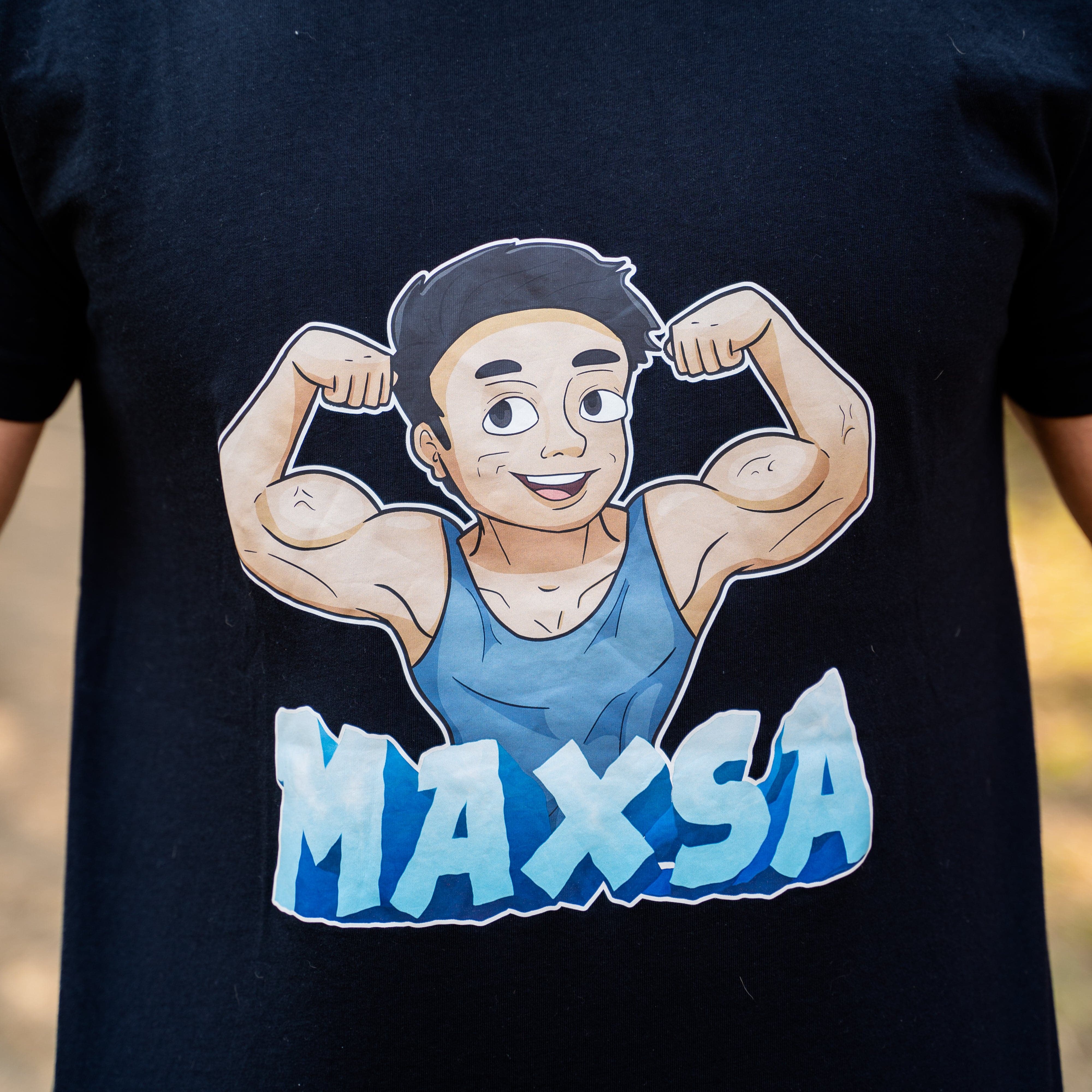 MaXsa Logo Blå T-shirt