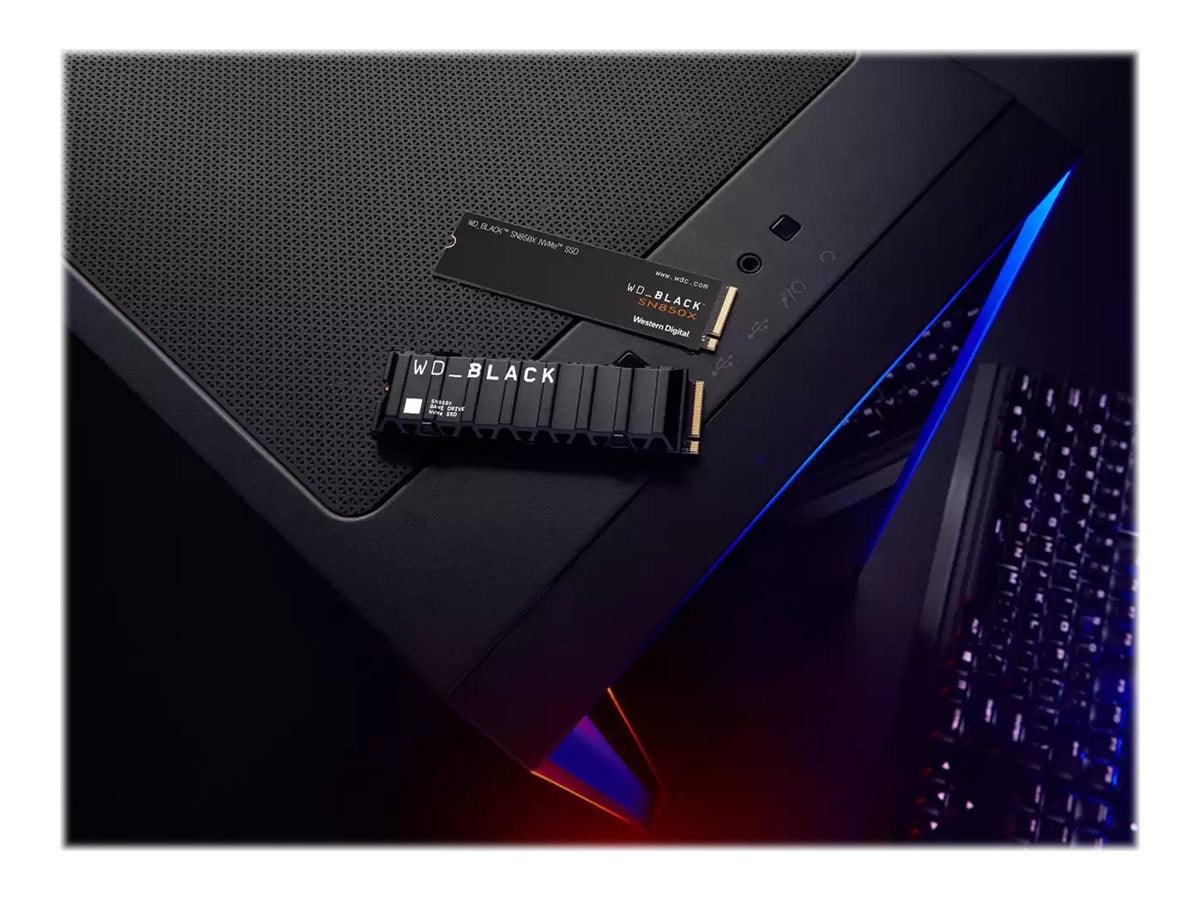 WD Black SN850X 1TB Kylfläns M.2, NVMe