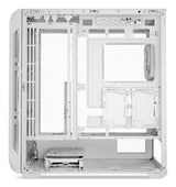 Sharkoon AK5G RGB White Panoramic Dual Tempered Glass 4x 120mm ARGB PWM Fans USB-C BTF ATX Gaming PC Case Sharkoon
