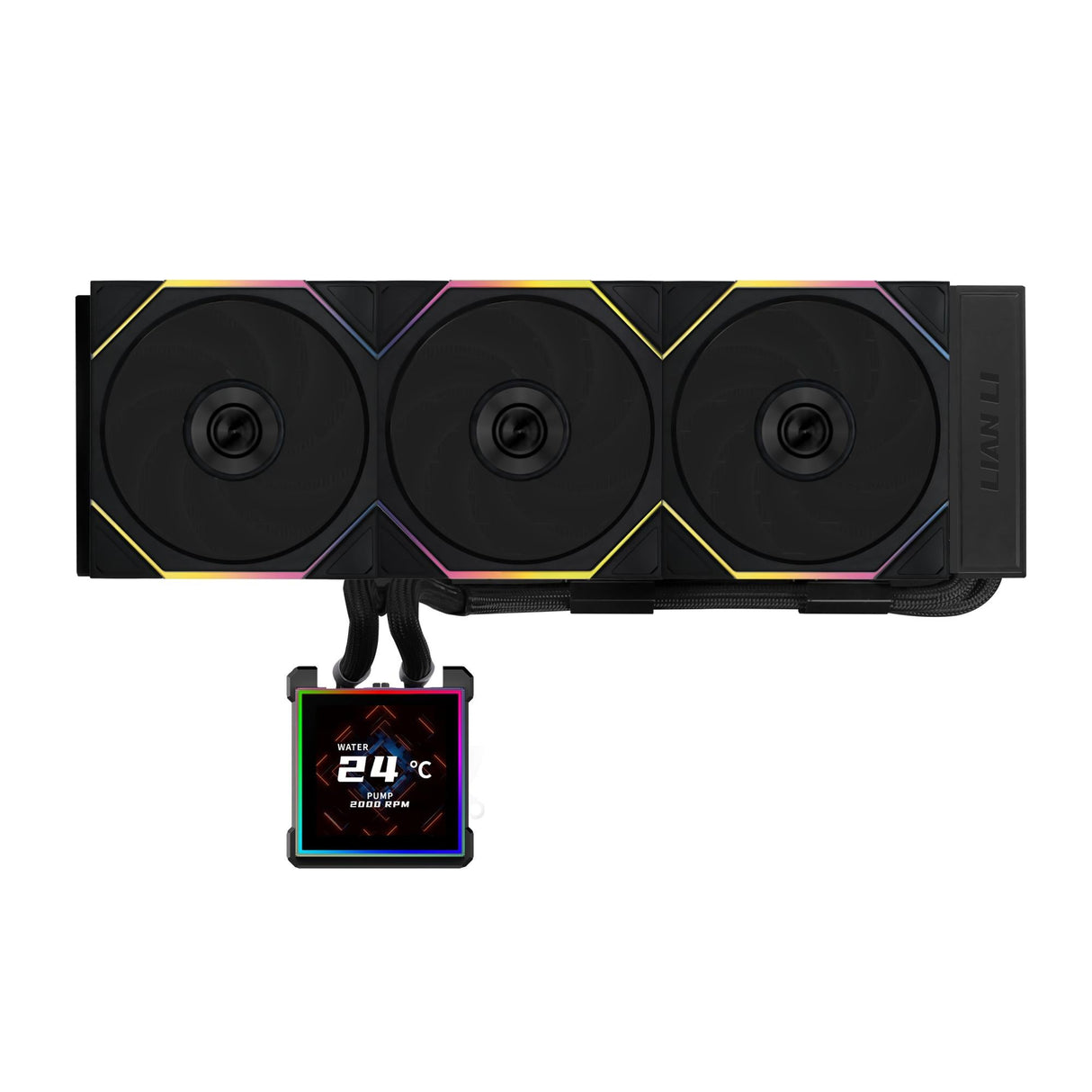 Lian Li Hydroshift II LCD-S, 360TL Wireless, Black [controller included] Lian Li