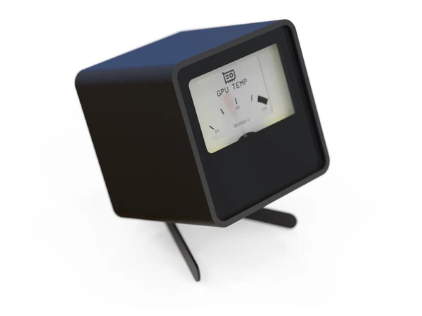 Streacom VU1 DIAL – ekstra analog måler, sort