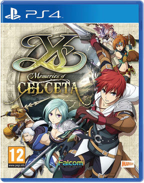 Ys: Memories of Celceta – PlayStation 4 – spilomslag