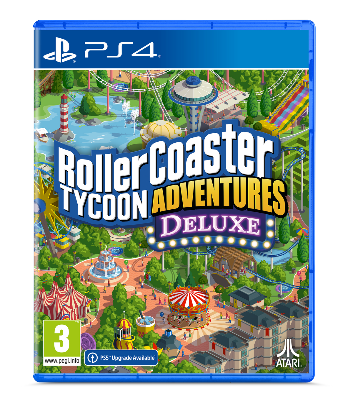 RollerCoaster Tycoon (Adventures Deluxe) – PlayStation 4 – spilomslag