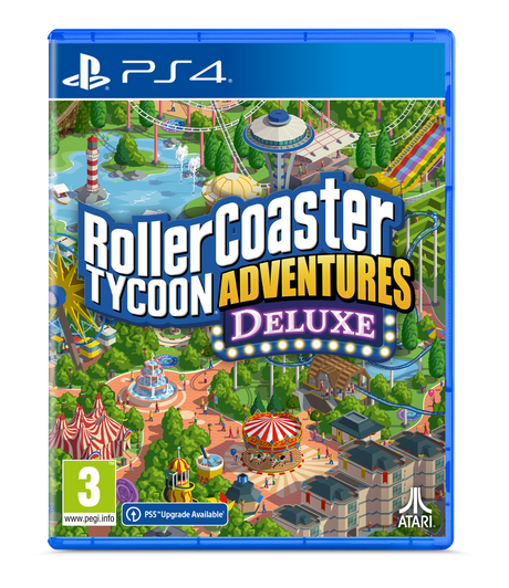 RollerCoaster Tycoon (Adventures Deluxe) – PlayStation 4 – spilomslag