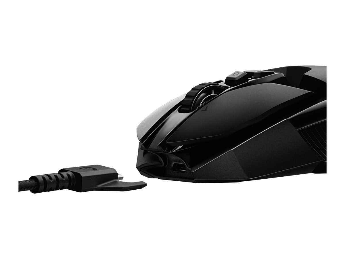 Logitech Wireless Gaming Mouse G903 LIGHTSPEED HERO 16K Sensor Optisk Trådlös Kabel Svart