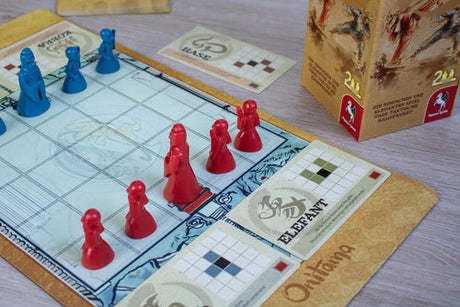 Pegasus Onitama Brætspil Tysk – Spillet lagt på bord