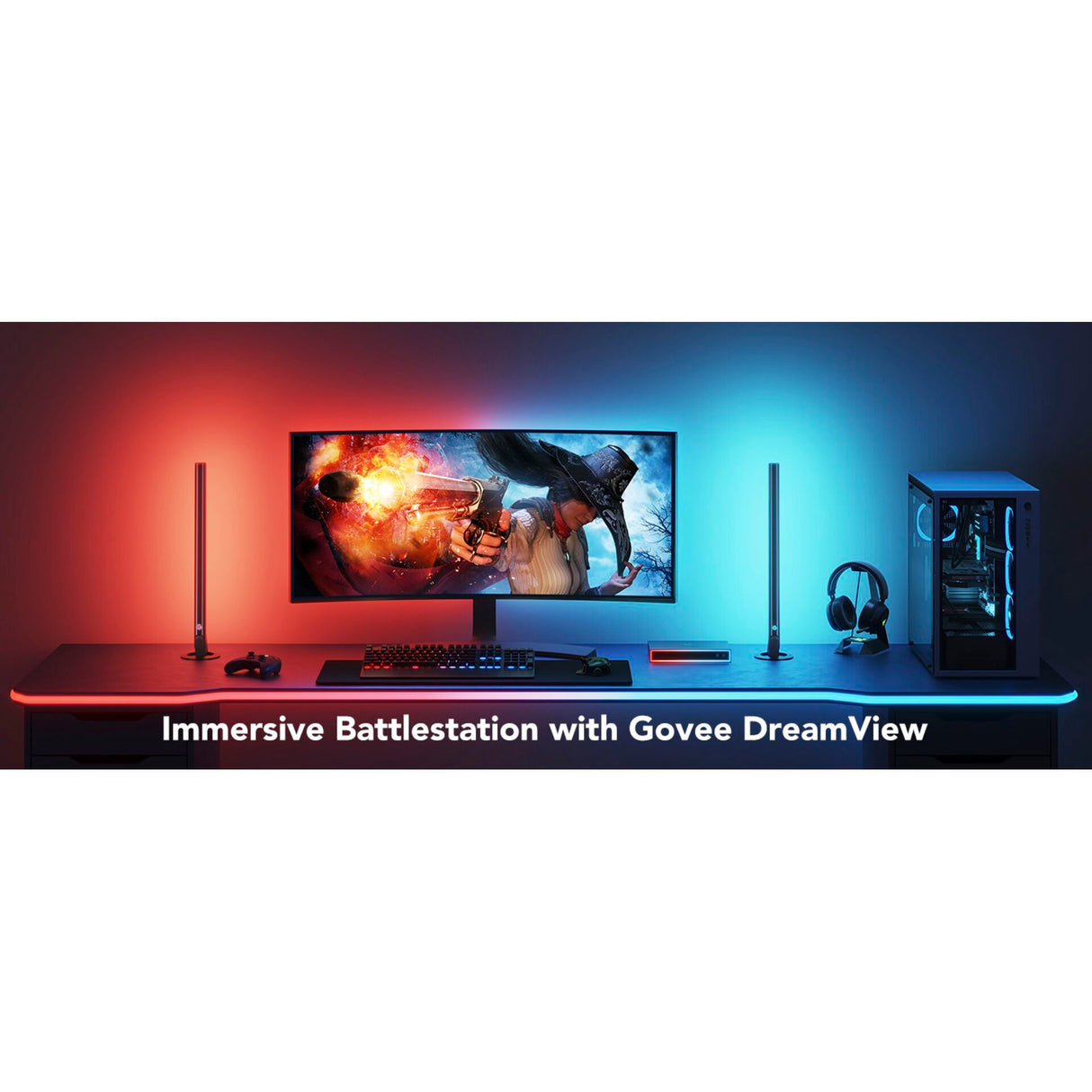 Govee Neon Gaming Bordslampa