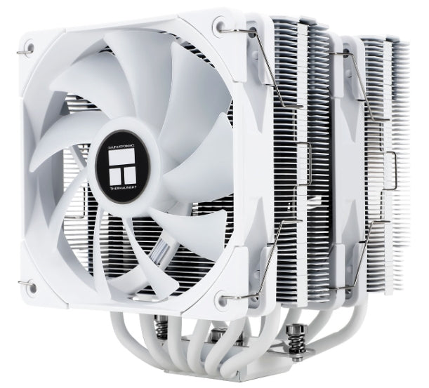 Thermalright Peerless Assasin 120 White ARGB - CPU-kylare, Dubbla Torn, Helvit Med Toppplatta Och ARGB-fläkt