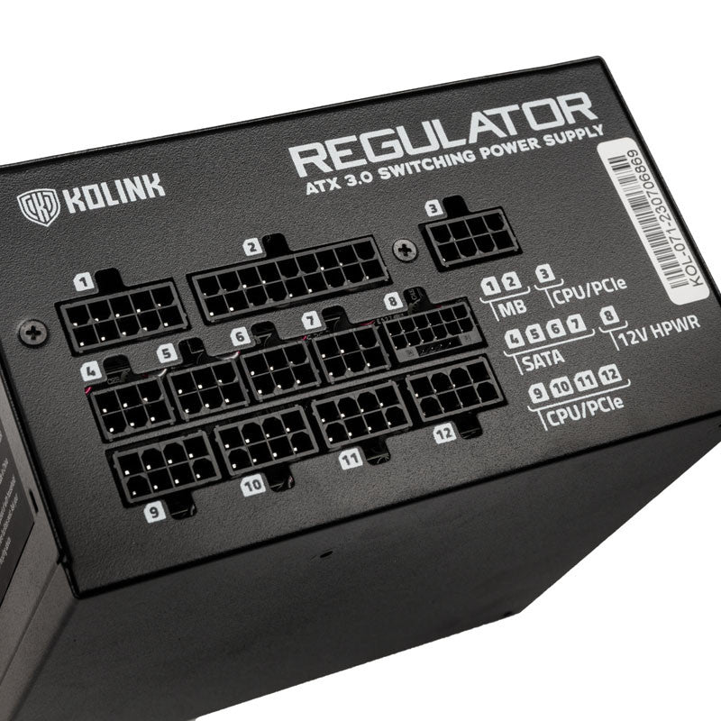 Kolink KL-R1000FG PSU. Gen 5. Guld - 1000W, ATX 3.0, 600W 12VHPWR