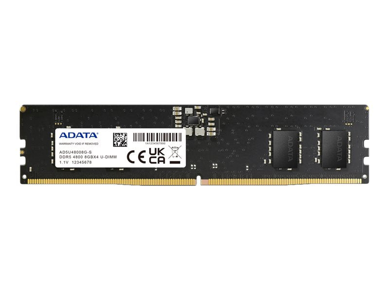 ADATA DDR5 8GB 4800MHz CL40 On-die ECC